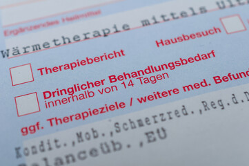 Heilmittelverordnung vom Hausarzt