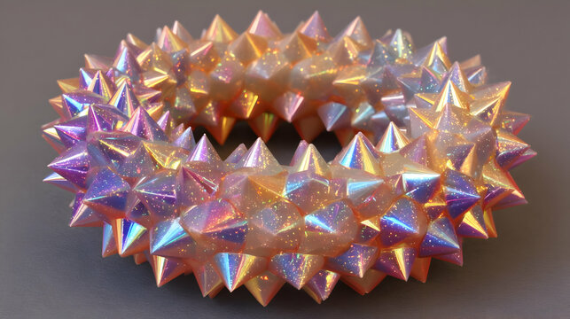 unfolding itself in four-dimensional space.