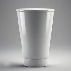 Blank white ceramic coffee cup or mug mockup