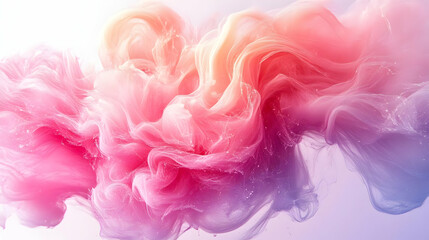 Fototapeta premium Abstract Pink Orange Purple Swirls Fluid Texture Background