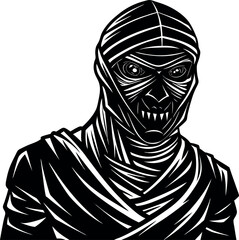 Mummy With Glowing Red Eyes