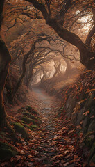 Majestic Cave with Stalactites in Red Rock Canyon – Underground Adventure in Utah’s Desert Landscape, Natural Stone Cavern with River and Sky Light