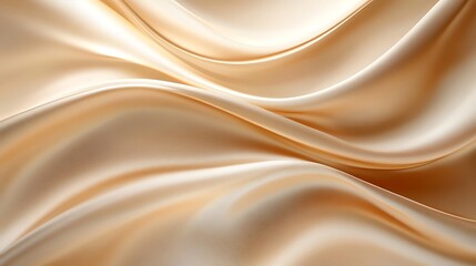 Fototapeta premium Abstract Fabric Landscape with Light and Shadow, Soft, flowing fabric with gentle light and shadow play, creating a serene and abstract landscape effect