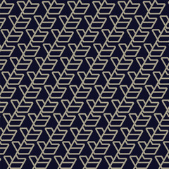 Modern Geometric Chevron Seamless Pattern