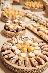 A Table Topped With Lots Of Different Types Of Past