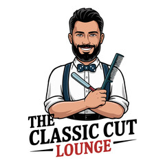 The Classic Cut Lounge Barber Logo
