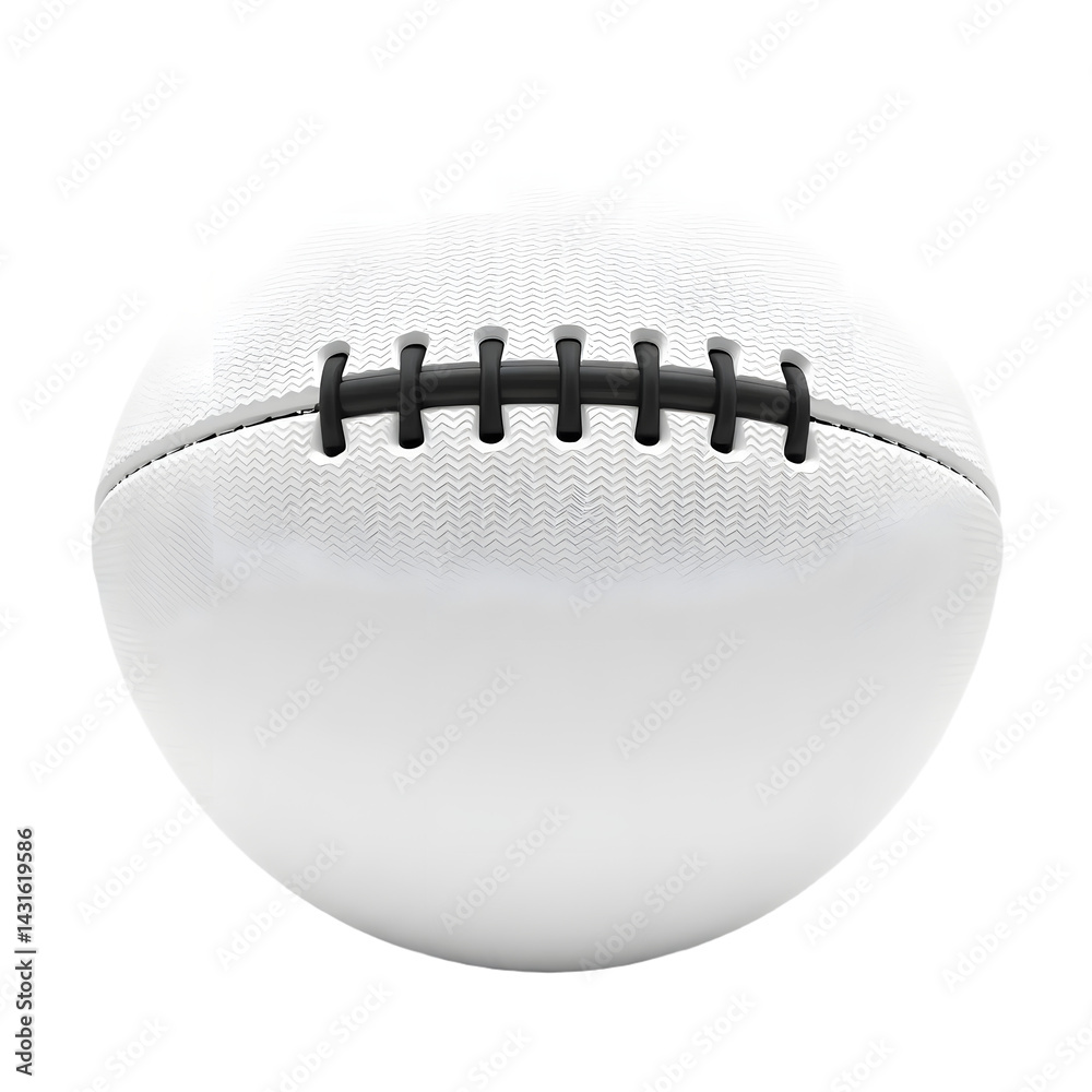 Fototapete high quality football, 3d render with textured surface. sporting equipment for athletes and recreati