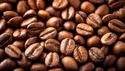 Fototapeta premium coffee beans background close up