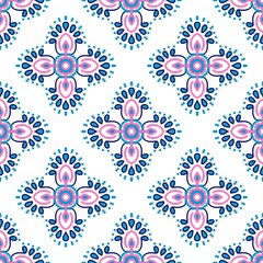 pattern batik flower damask ethnic boho ikat texture tribal geometric background