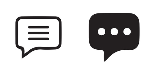 Chat, message, sms, chat, chatting, talk line icon vector illustration eps 10