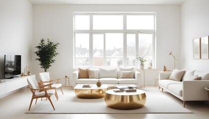 Fototapeta premium Photo interior modern design room 3d illustration