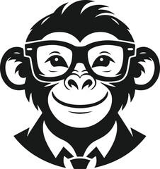 Monkey silhouette