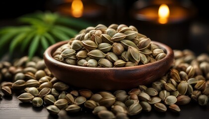 Obraz premium cannabis seeds