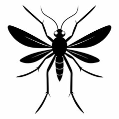 Timeless Mosquito Silhouette Art