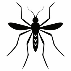 Timeless Mosquito Silhouette Art
