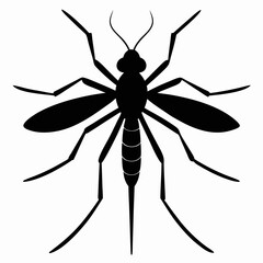 Timeless Mosquito Silhouette Art