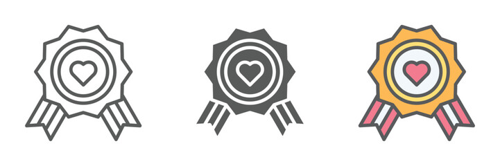 Fototapeta premium Loyalty Program Icons Set – Vector Illustrations in Multiple Styles