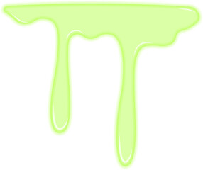 Distinctive green radioactive liquid with a glowing effect.