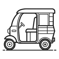 Fototapeta premium vector illustration of a auto