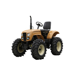 Obraz premium Powerful Compact Tractor - Agricultural Machine for Farming and Ranch Work