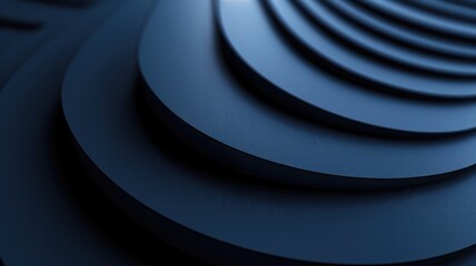 Fototapeta premium Abstract blue color wave express and emphasize energetic signal. Seamless texture of vividness curve swirling convey sense of harmony and wonderful scene perfect for effect and graphic design. AIG53.