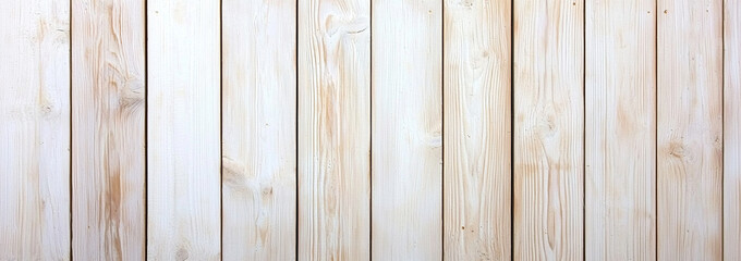 Obraz premium textured white wooden background featuring vertical planks, showcasing natural wood grain and subtle variations in color. This serene backdrop adds touch of warmth and simplicity to any design