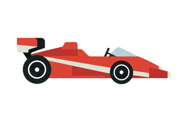 Obraz premium A minimalist go kart vehicle vector artwork illustration