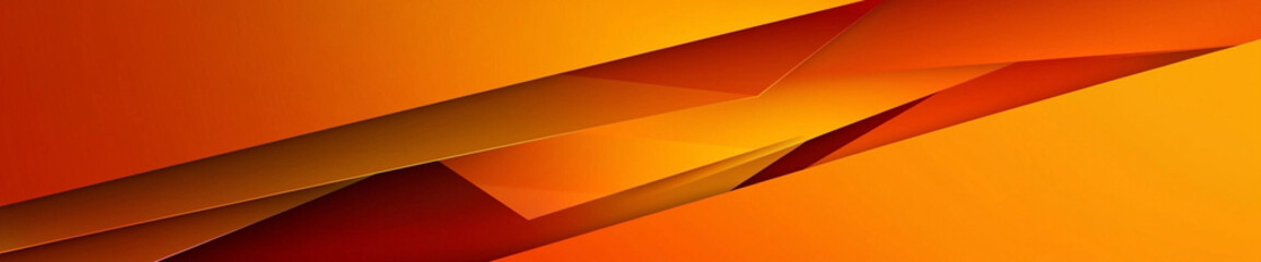 vibrant abstract design featuring bright orange geometric shapes layered over each other, creating sense of depth and movement. warm tones evoke energy and creativity