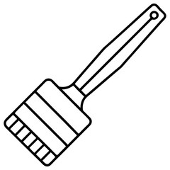 Scraper line art vector isolated on white background 