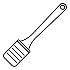 Scraper line art vector isolated on white background 