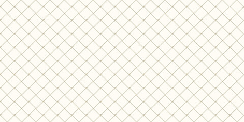 Fototapeta premium Geometric lines seamless pattern. Golden raster texture with thin diagonal stripes, lines, chevron, zigzag. Abstract gold and white graphic background. Luxury linear ornament. Trendy repeat design