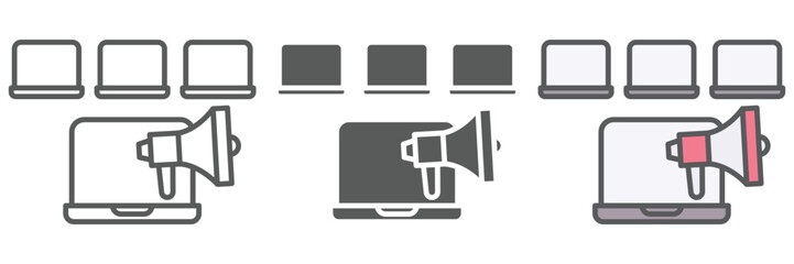 Virals Icons Set – Vector Illustrations in Multiple Styles