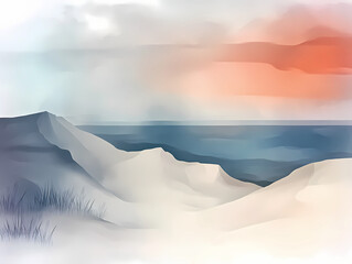 Seaside Dunes at Sunrise | JPG | 300 DPI