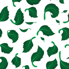 Obraz premium seamless pattern with leaves