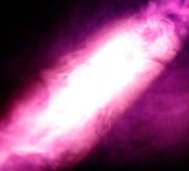 A purple and white smokey background with a white line in the middle