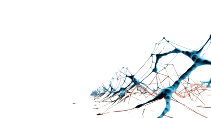 Abstract blue background with flowing lines