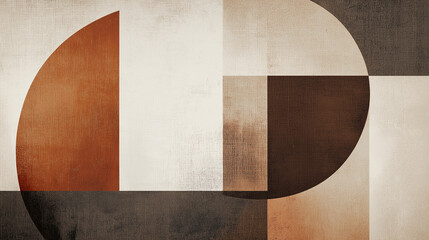 artwork effectively blends geometric abstraction with organic details, creating a sophisticated and visually engaging piece.