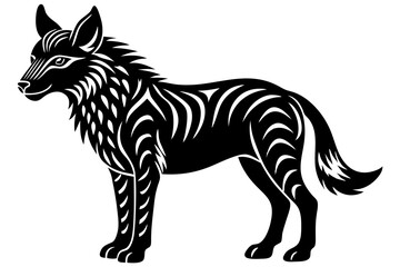 Cute Forest Animal Vector Line Art – Cartoon Clipart, Logo Icon, Funny Wildlife Illustration on White Background