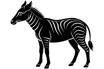 Cute Forest Animal Vector Line Art – Cartoon Clipart, Logo Icon, Funny Wildlife Illustration on White Background