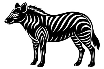 Cute Forest Animal Vector Line Art – Cartoon Clipart, Logo Icon, Funny Wildlife Illustration on White Background