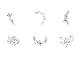 Elegant Black and White Floral Pattern for Fashion, Home Decor, and Artistic Design Projects