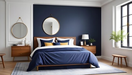 Photo interior modern design room 3d illustration