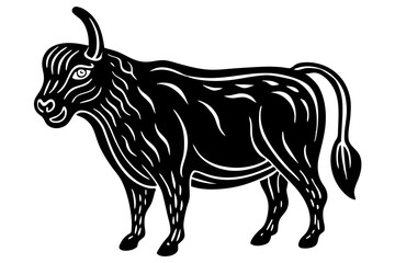 Cute Forest Animal Vector Line Art – Cartoon Clipart, Logo Icon, Funny Wildlife Illustration on White Background