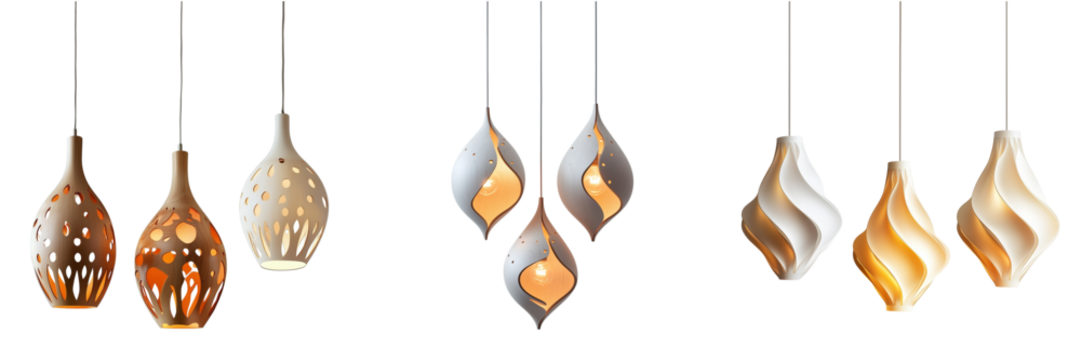 transparent png background. Ai generated - Set of A stylish modern desk lamp with adjustable arm and minimalistic design transparent png background. Ai generated - Powered by Adobe