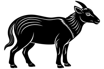 Cute Forest Animal Vector Line Art – Cartoon Clipart, Logo Icon, Funny Wildlife Illustration on White Background