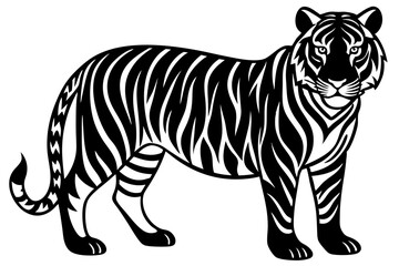 Cute Forest Animal Vector Line Art – Cartoon Clipart, Logo Icon, Funny Wildlife Illustration on White Background