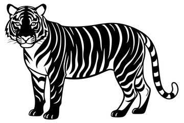 Cute Forest Animal Vector Line Art – Cartoon Clipart, Logo Icon, Funny Wildlife Illustration on White Background