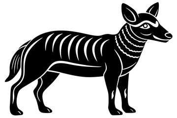 Cute Forest Animal Vector Line Art – Cartoon Clipart, Logo Icon, Funny Wildlife Illustration on White Background