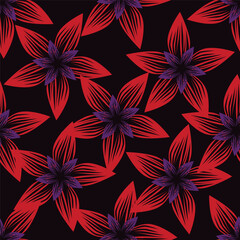 Seamless floral pattern, liberty ditsy print with a delicate rustic motif. Cute botanical design: simple small bouquets, tiny hand drawn flowers, leaves on a light background