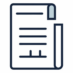 Invoice-line-icon  Digital Financial Concept Graphic